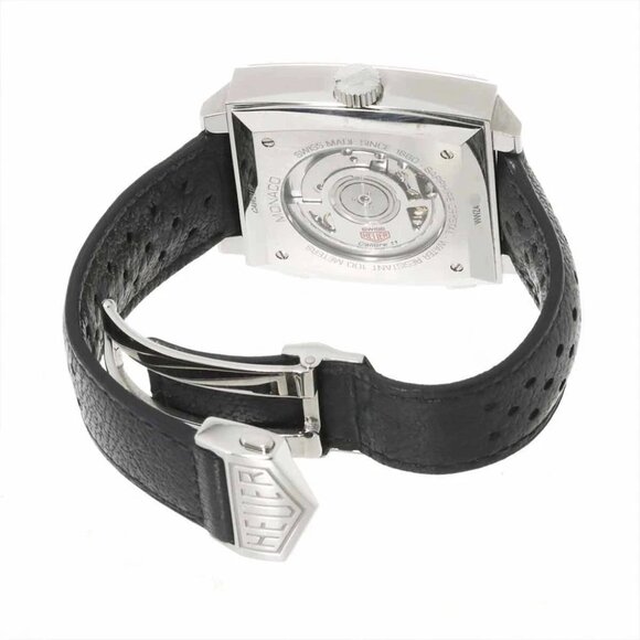 TAG Heuer Monaco CAW211P Chronograph Automatic Blue Dial Mens Watch 90289930 - Picture 6 of 7